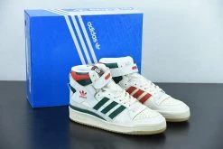 Fit Sporting Goods Adidas Forum 84 High White Green Red GX9055 For Sale