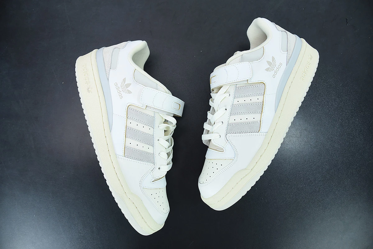 Fit Sporting Goods Adidas Forum 84 Low White/Orbit Grey FY4577 For Sale - Image 4