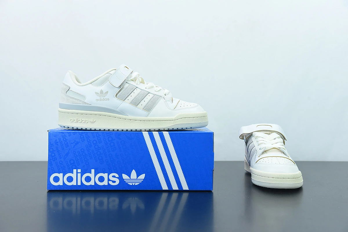 Fit Sporting Goods Adidas Forum 84 Low White/Orbit Grey FY4577 For Sale - Image 10