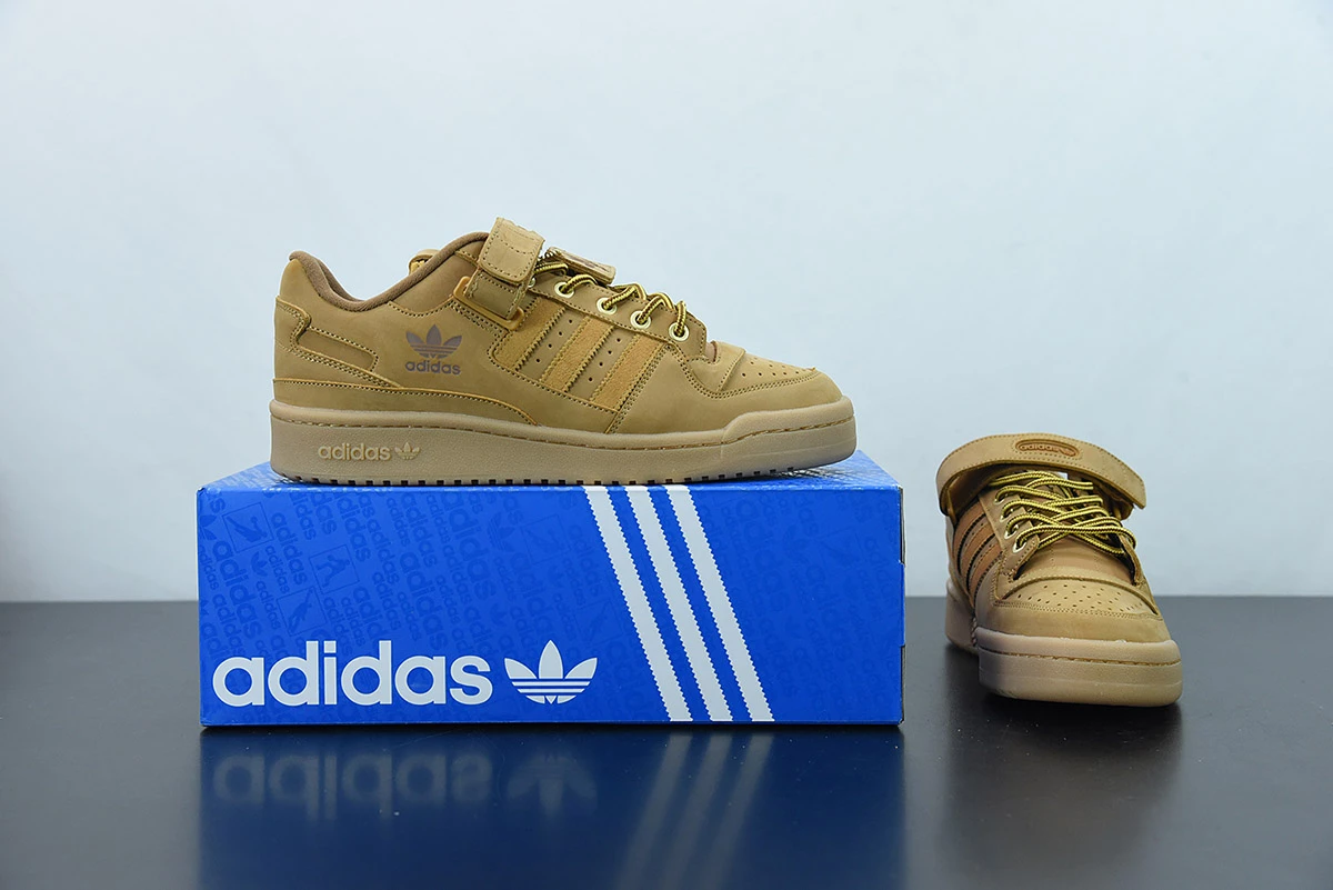Fit Sporting Goods Atmos X Adidas Forum Low “Wheat” GX3953 For Sale - Image 10